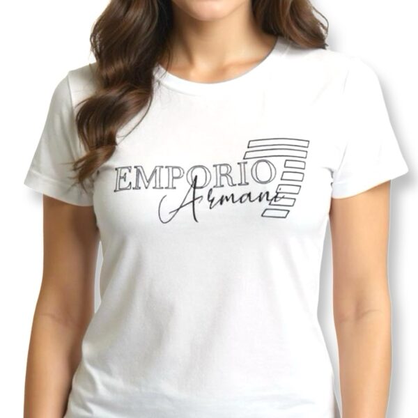 Emporio Armani | טי שירט לבן אימפוריו ארמני