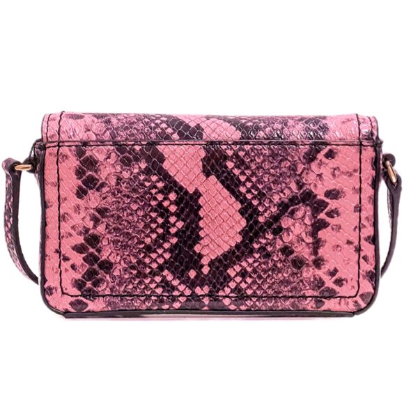 Marc Jacobs | תיק צד קטן נחש ורוד/שחור מארק ג’ייקובס