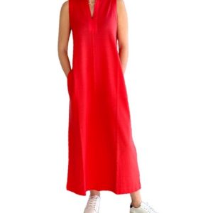 Max Mara Leisure | שמלת פולו כתומה מקס מארה לייז׳ר