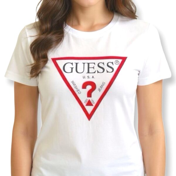 Guess | טי שירט לבן גס