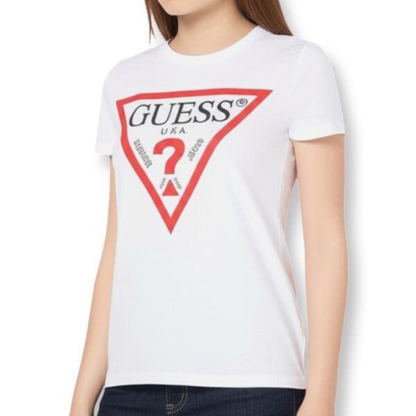 Guess | טי שירט לבן גס