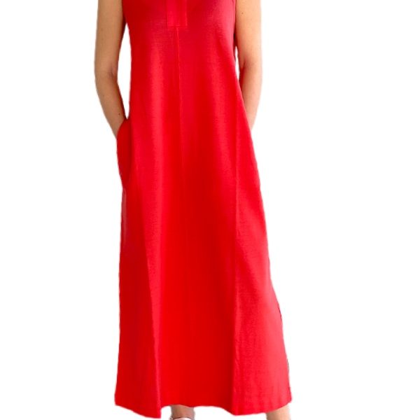 Max Mara | שמלת פולו כתומה מקס מארה