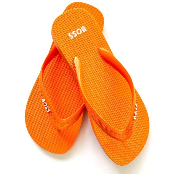 Hugo Boss | כפכפי אצבע בצבע כתום הוגו בוס