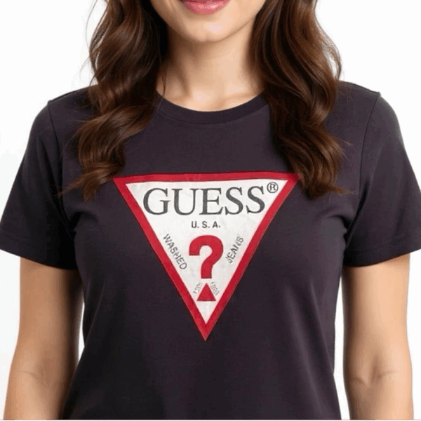Guess | טי שירט שחור גס