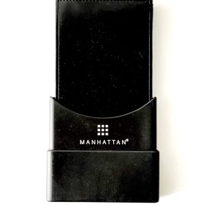 Manhattan | ארנק עור שחור לגבר מנהטן