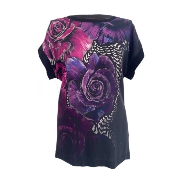 Just Cavalli | חולצה שחורה ג’אסט קאבלי
