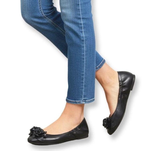 Tory Burch | נעלי בובה שחורות טורי ברץ׳