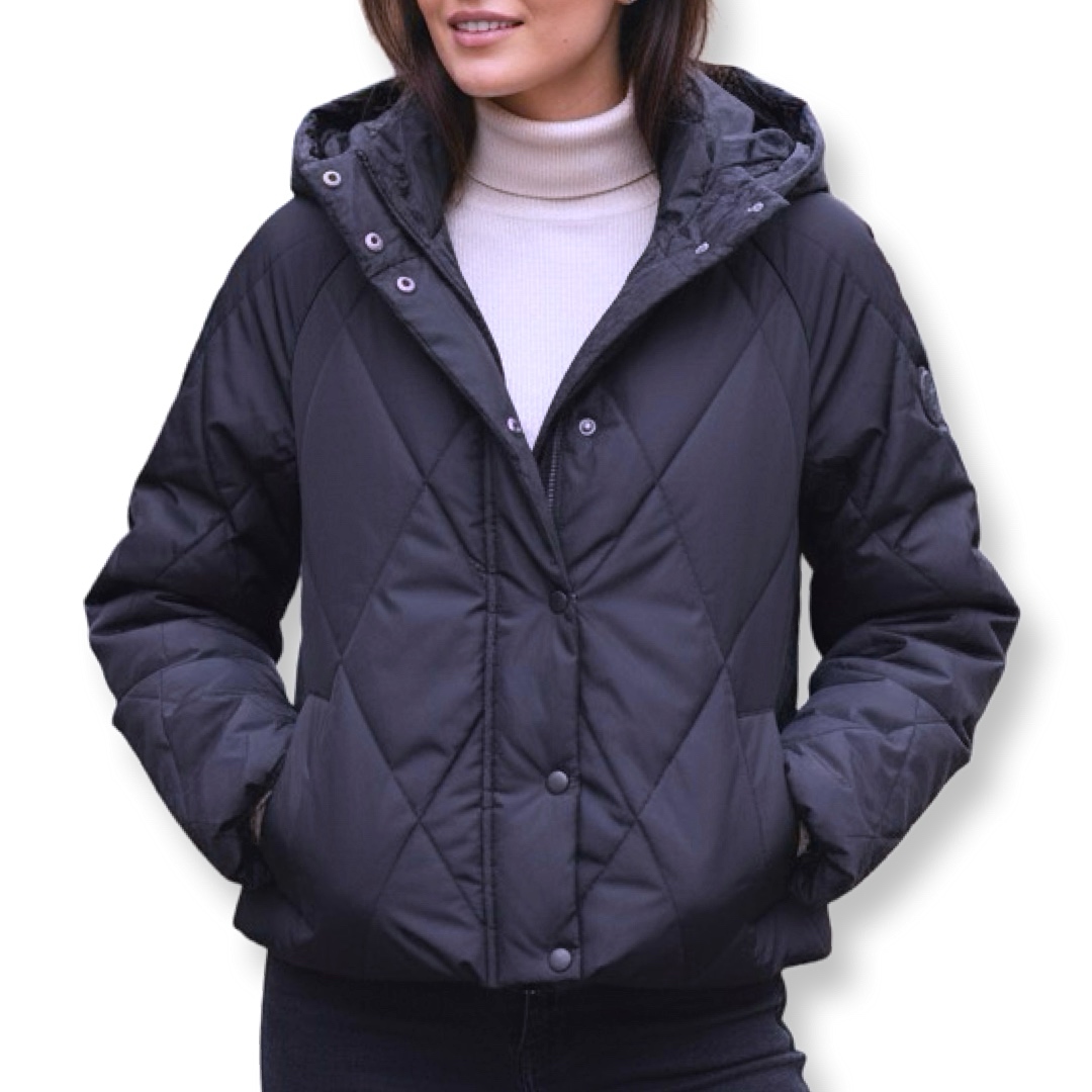 Trussardi |מעיל קפוצ'ון מרופד טרוסארדי