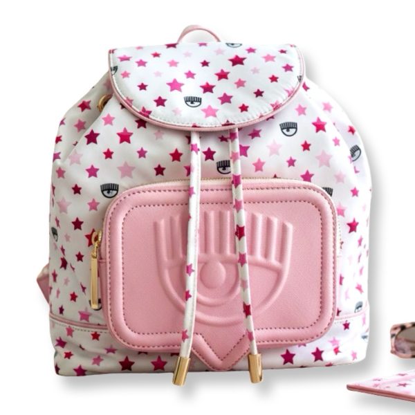 Chiara Ferragni | תיק גב בהדפס כוכבים קיארה פראני