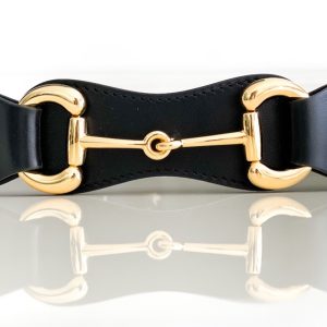 Gucci | חגורה שחורה הורסביט גוצ'י