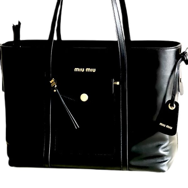 Miu Miu | תיק מנהלים שחור מיו מיו