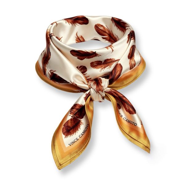 Vince Camuto | צעיף משי אורנג וינס קאמוטו
