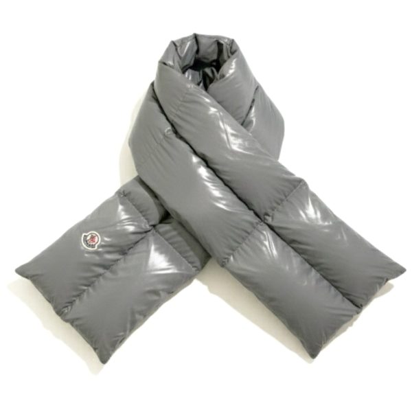 Moncler | צעיף פוך יוקרתי אפור מונקלר