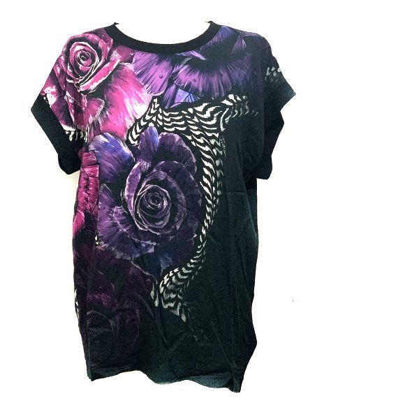 Just Cavalli | חולצה שחורה ג’אסט קאבלי