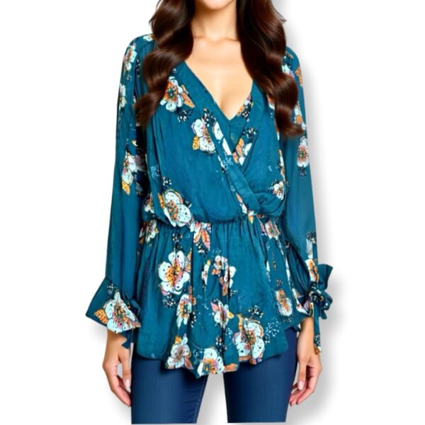 Free People | חולצת/טוניקה טורקיז טוסקן פרי פיפל