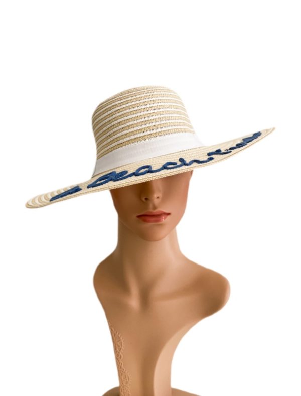 August Hat | כובע קש/לבן אוגוסט הט