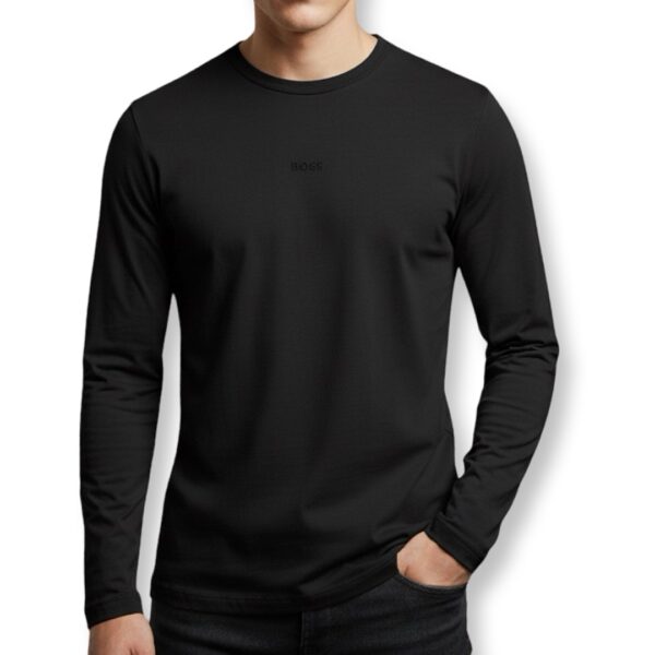 Hugo Boss | חולצת סווטשירט לוגו שרוולים ארוכים הוגו בוס