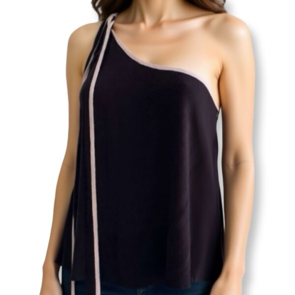 Free People חולצה שחורה אלגנטית פרי פיפל