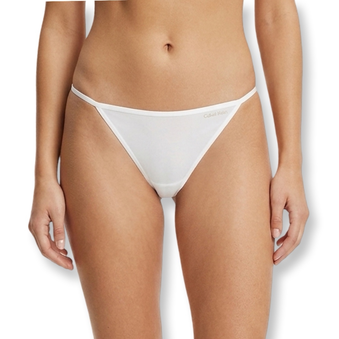 Calvin Klein | תחתון ביקיני סטרינג לבן קלוין קליין