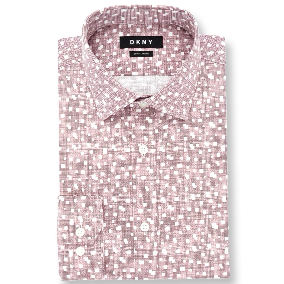 DKNY-Donna Karan | חולצה מכופתרת אבסטרקטית דונה קארן