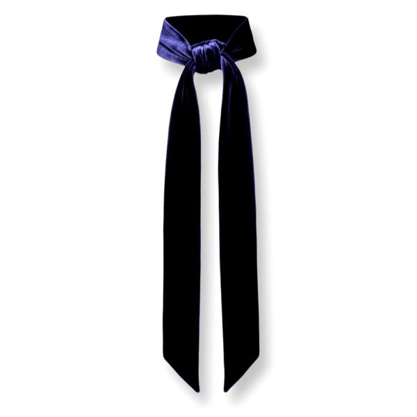 Echo | צעיף/עניבה טרנדי כחול אצ’ו