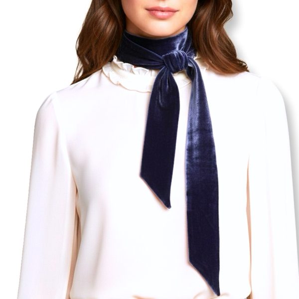 Echo | צעיף/עניבה טרנדי כחול אצ’ו