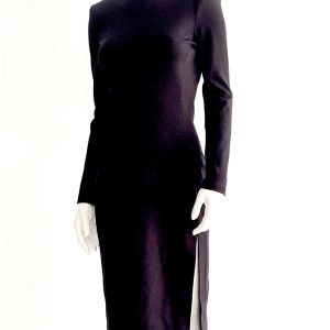 Just Cavalli | שמלת שסע שחורה ג’אסט קוואלי