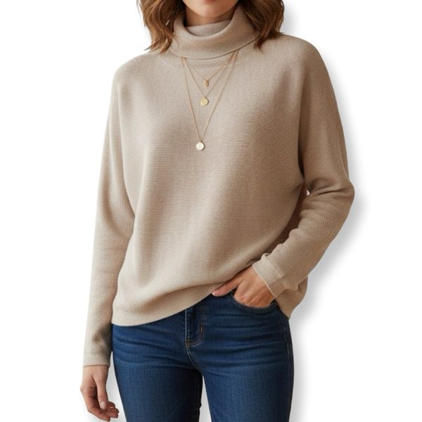 Marella | סוודר גולף בז׳ מארלה