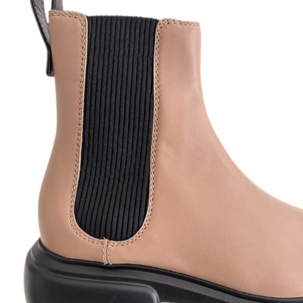 Emporio Armani | מגפיים אופנתיות בז׳/מוקה אימפוריו ארמני