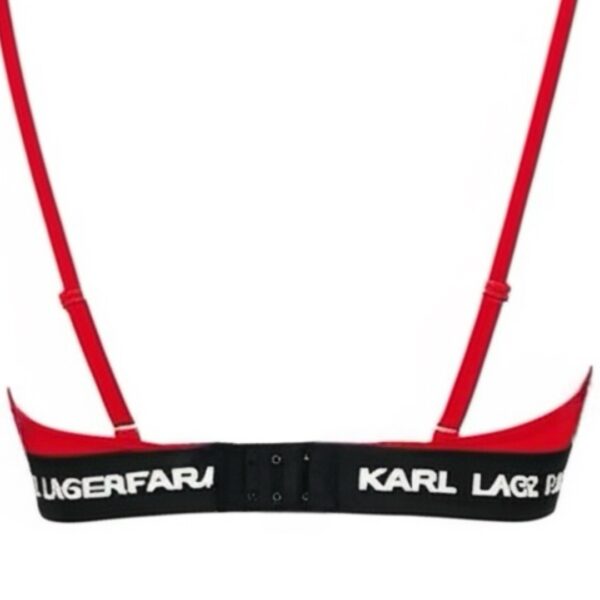 Karl Lagerfeld | חזיית טופ לוגו אדומה קרל לגרפלד