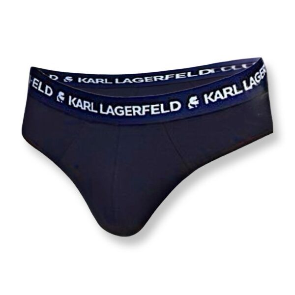 Karl Lagerfeld | מארז 3 תחתוני צבע כחול קרל לגרפלד