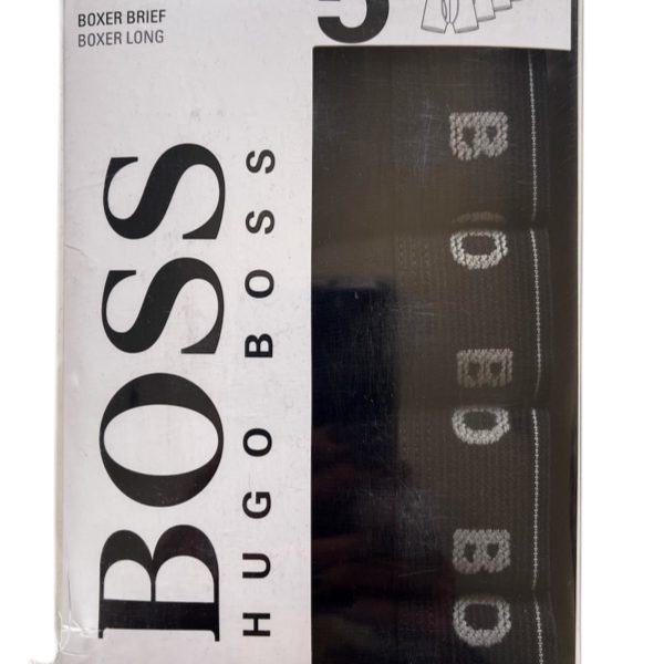 Hugo Boss | מארז 5 תחתוני בוקסר לוגו שחור הוגו בוס