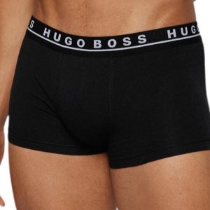 Hugo Boss | מארז 5 תחתוני בוקסר לוגו שחור הוגו בוס