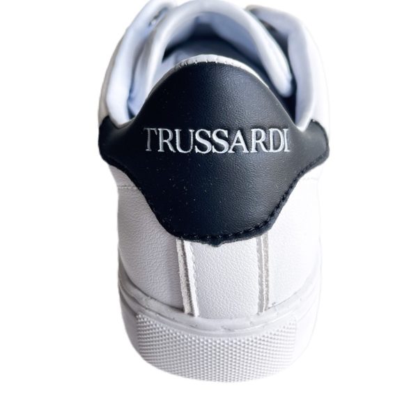 Trussardi | סניקרס אופנתי לבן/שחור טרוסארדי