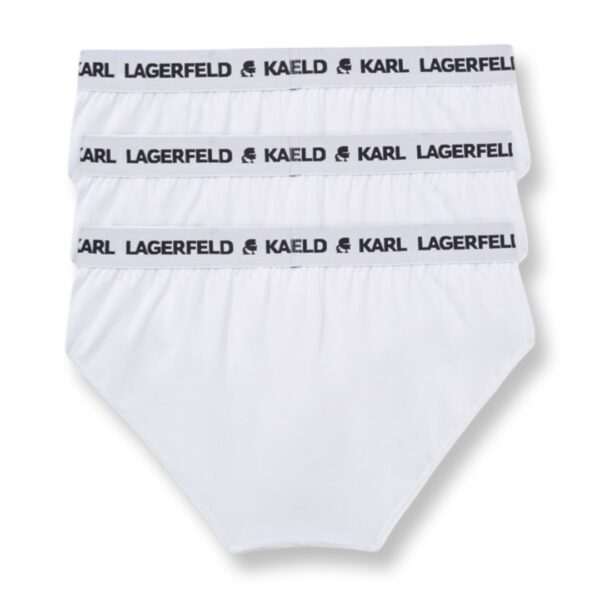 Karl Lagerfeld | מארז 3 תחתוני צבע לבן קרל לגרפלד