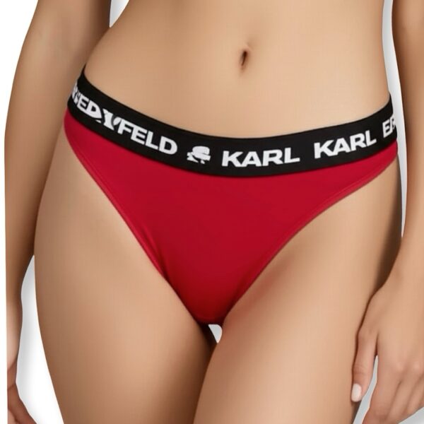 Karl Lagerfeld | תחתון חוטיני אדום קרל לגרפלד