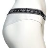 Emporio Armani | תחתון ברזילאי כותנה נמתחת לבן אימפוריו ארמני