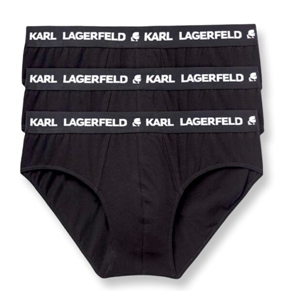 Karl Lagerfeld | מארז 3 תחתוני צבע כחול קרל לגרפלד