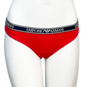 Emporio Armani | תחתון ברזילאי כותנה נמתחת אדום אימפוריו ארמני
