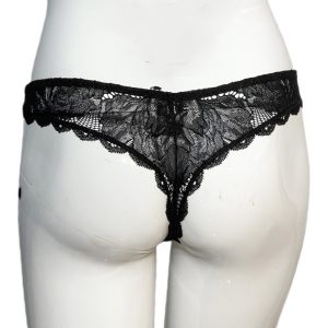 Emporio Armani | תחתון חוטיני תחרה שחור אימפוריו ארמני