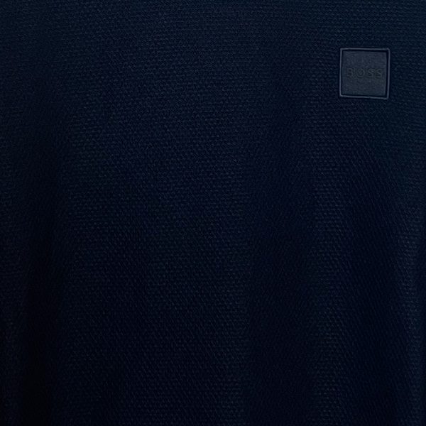 Hugo Boss | סריג מודרני דק כחול הוגו בוס
