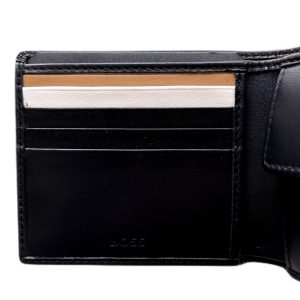 Hugo Boss | ארנק שחור קלאסי לוגו הוגו בוס