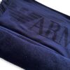Emporio Armani | מגבת לוגו כחולה אימפוריו ארמני