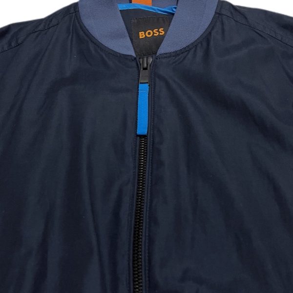 Hugo Boss | מעיל בומבר דק כחול הוגו בוס
