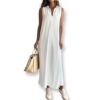 Max Mara Leisure | שמלת פולו לבנה מקס מארה לייז׳ר