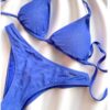 Bellissima | בגד ים ביקיני כחול מנצנץ בליסימה