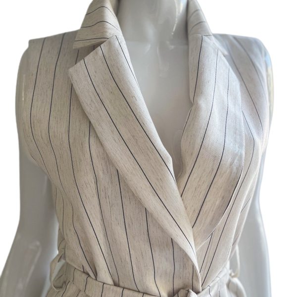 Sandro Ferrone | חולצת ווסט פסים בצבע בז׳ סנדרו פרונה