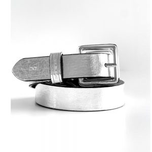 Calvin Klein | חגורה כסופה קלווין קליין