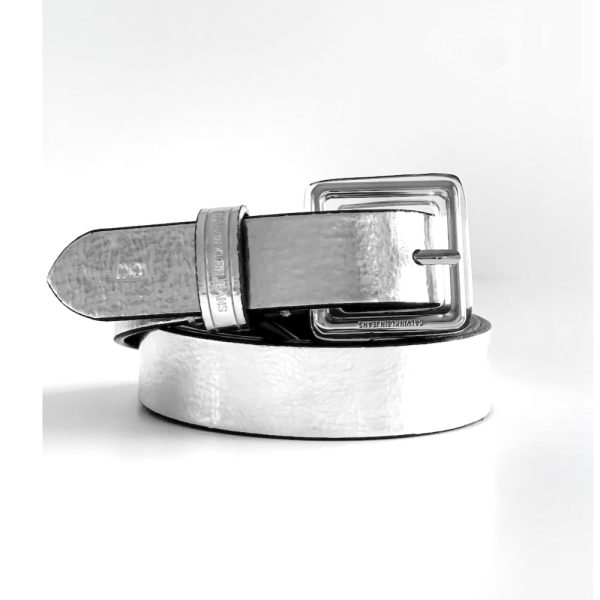 Calvin Klein | חגורה כסופה קלווין קליין