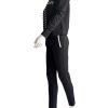 Emporio Armani | חליפת טרנינג בהדפס לוגו שחור אימפוריו ארמני